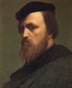 Hippolyte Flandrin Self-Portrait painting
